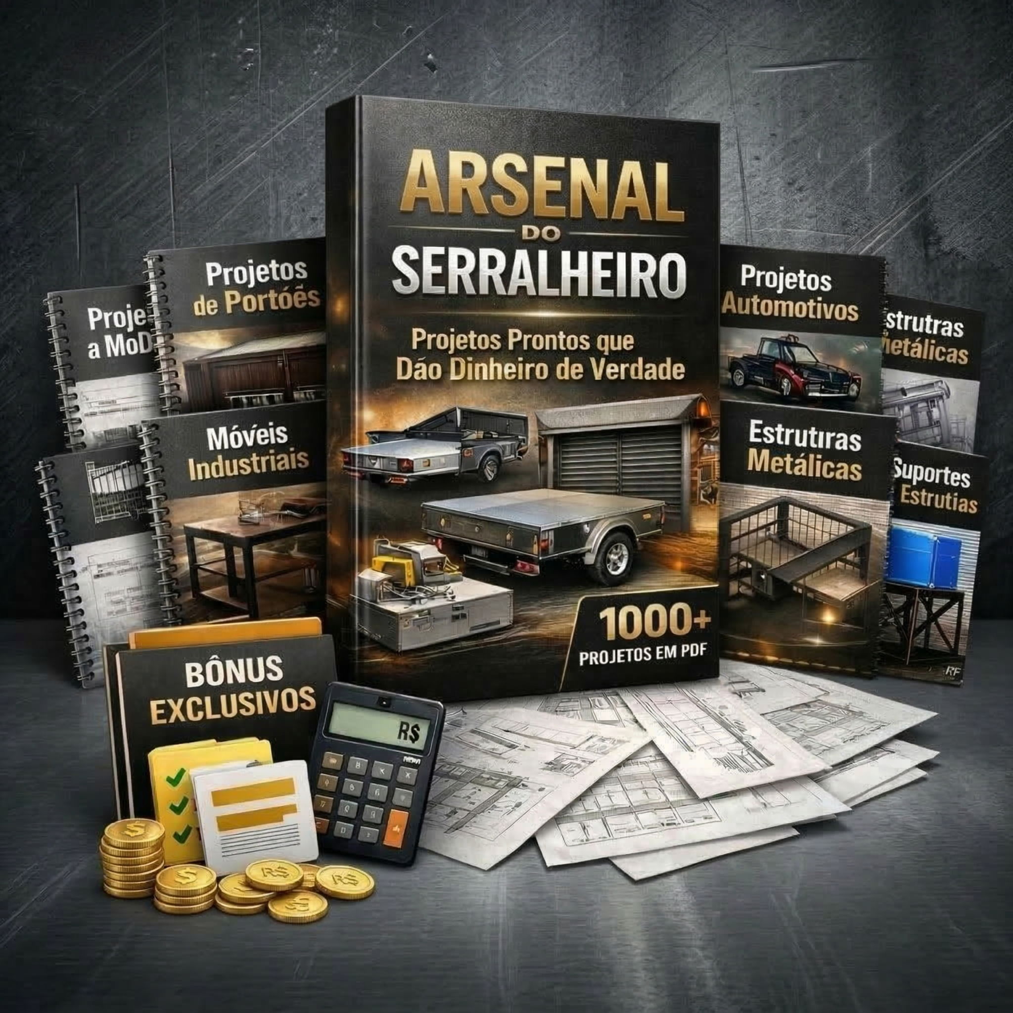 Pack do Serralheiro - Projetos prontos